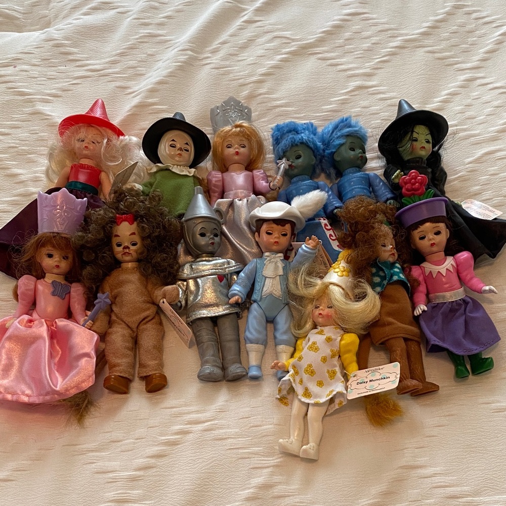 McDonald's Tin Man Mini Doll in Silver Packaging with Assorted Dolls